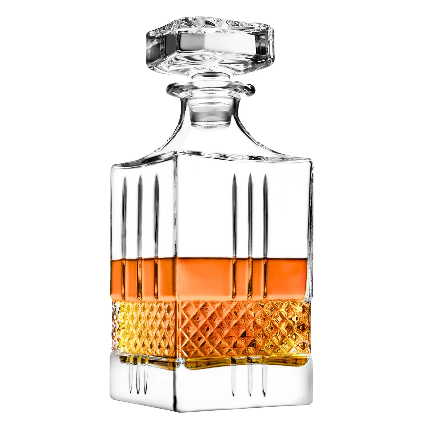 Godinger Claremont Whiskey Decanter karaffel 30oz krystal