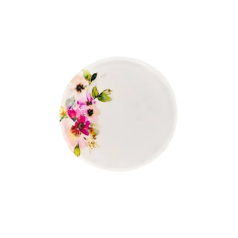 Godinger Claro bordskånere rosa blomst 4 stk træ