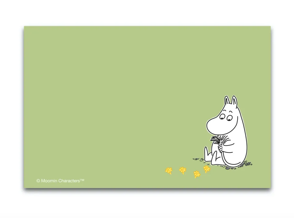 Opto Design Moomin Gräsgrön Green dækkeserviet 40x30 cm