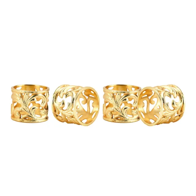 Godinger 20th Century Baroque servietringe guld 4 stk