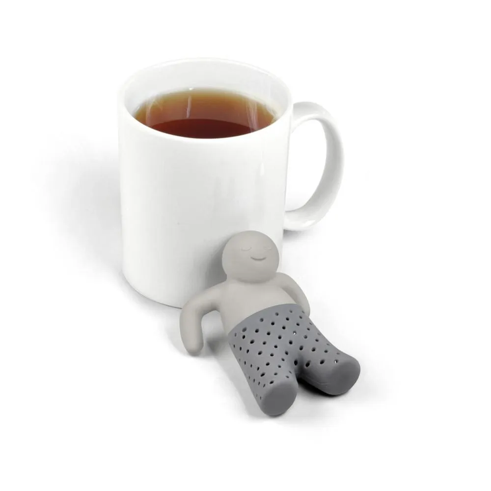 Fred & Friends Mr Tea mand teinfuser grå silikone