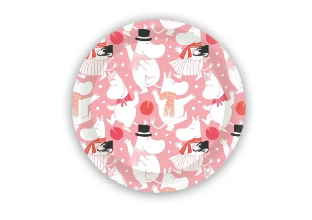 Opto Design Mumi Celebration Pink glasbrikker 11x11 cm 4-pak