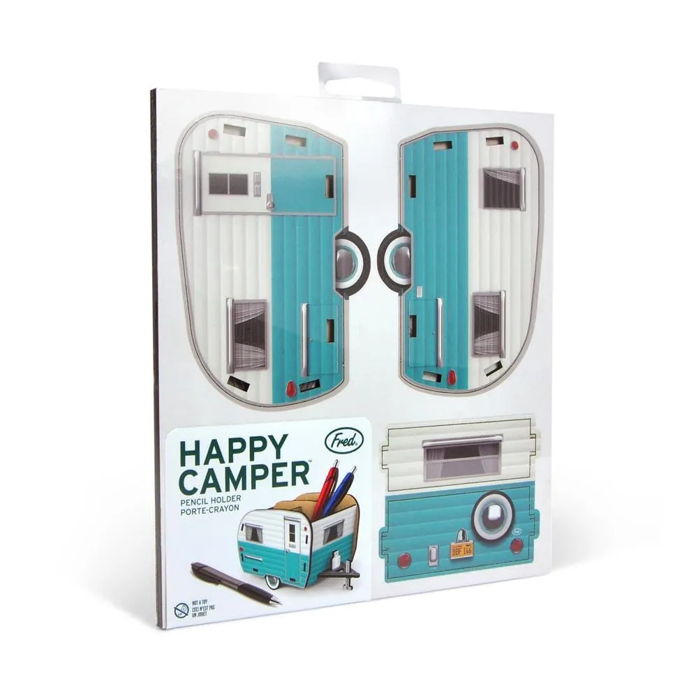 Fred Happy Camper penneholder MDF autocamper