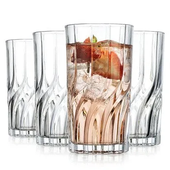Godinger Marra highballglas 4 stk krystal bølge