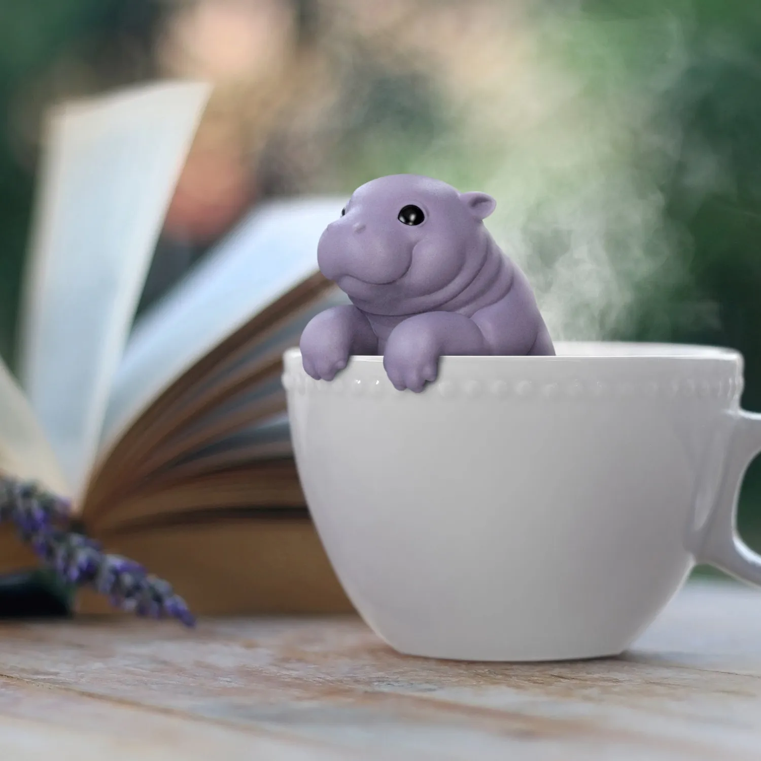 Fred & Friends Sipopotamus flodhest teinfuser silikone