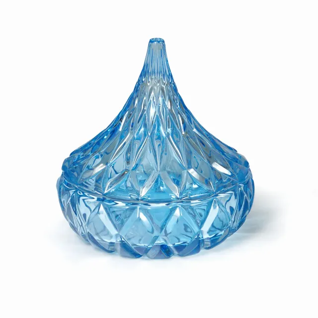 Godinger Hershey's Kisses slikskål blå krystal