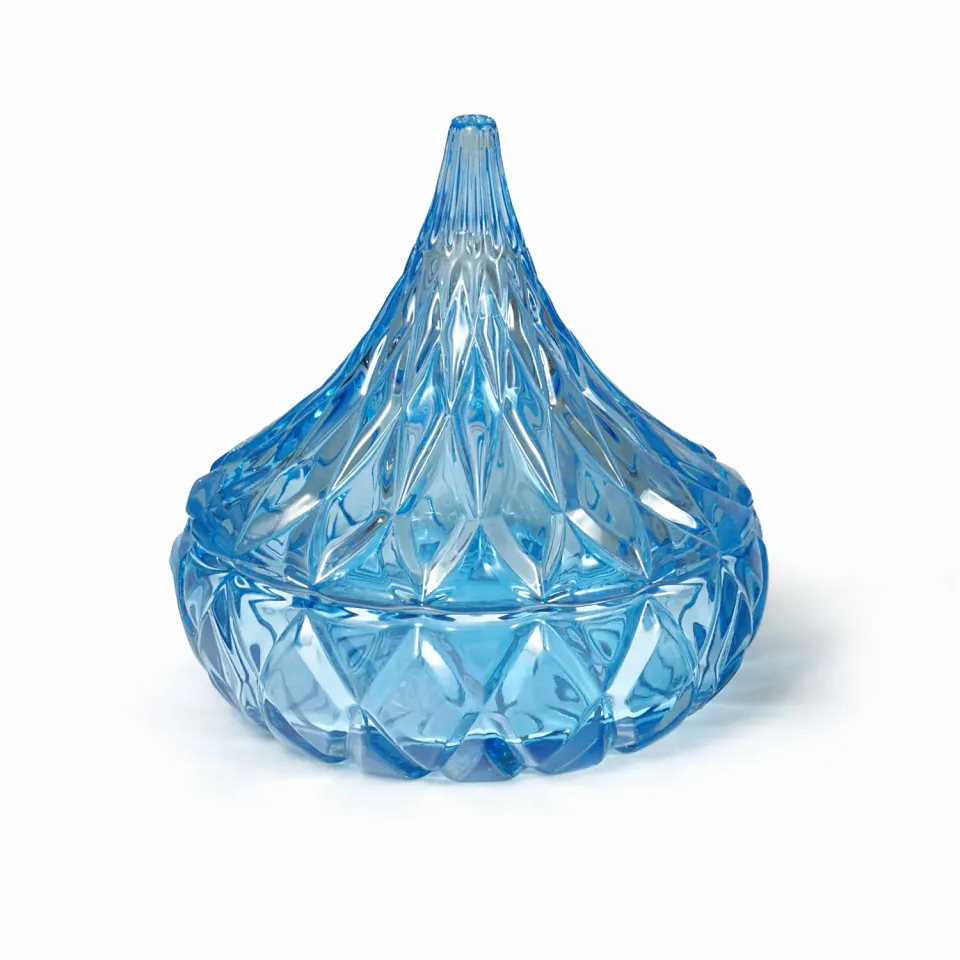 Godinger Hershey's Kisses slikskål blå krystal