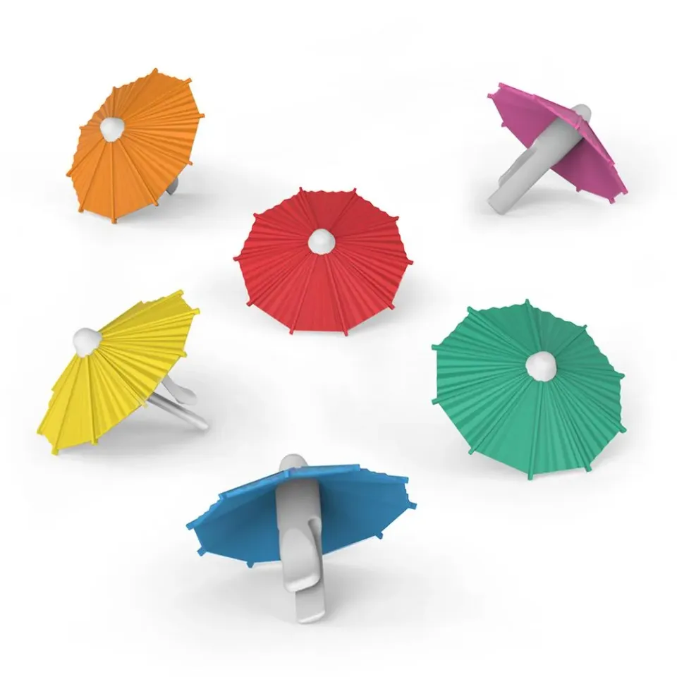 Fred My Tai drink markers paraplyer 6 stk
