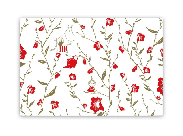 Opto Design Moomin Teaparty Flower dækkeserviet 40x27,5 cm