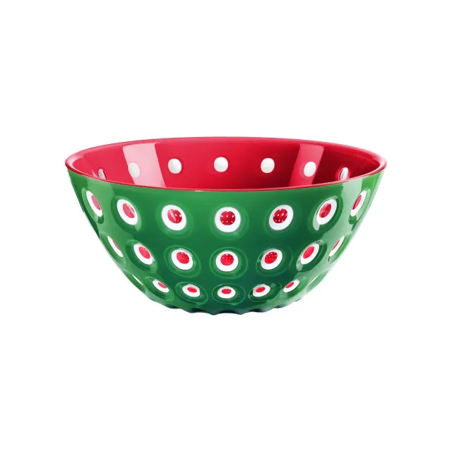 Guzzini Le Murrine skål Ø25 cm rød/hvid/smaragd