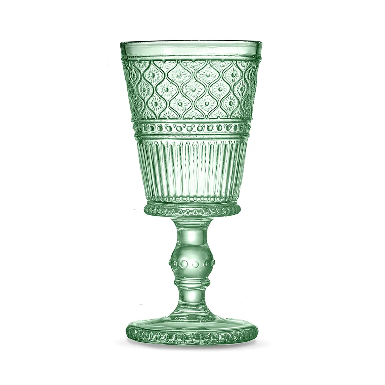 Godinger Claro Green Goblet vinglas 4 stk grøn