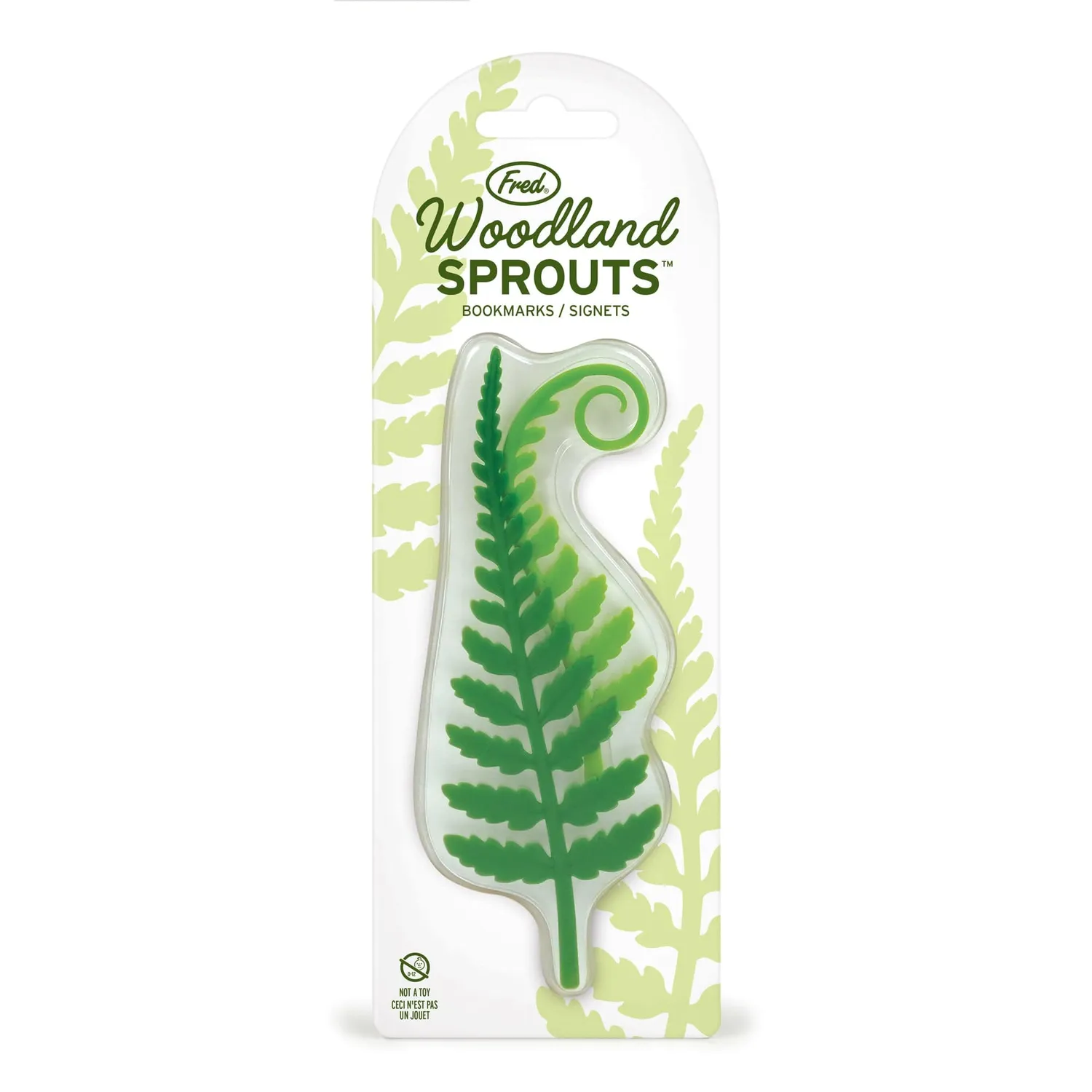 Fred Woodland Sprouts bogmærker 2-pak grøn silikone