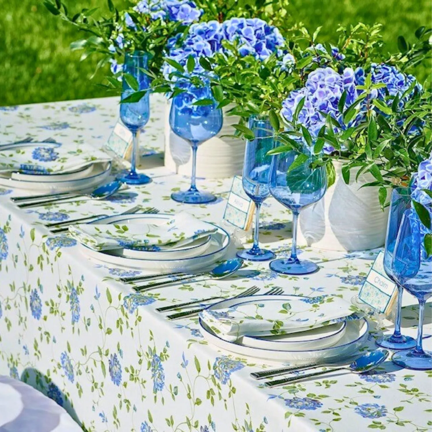 Godinger Sheer champagneglas 4 stk blå krystal 236 ml
