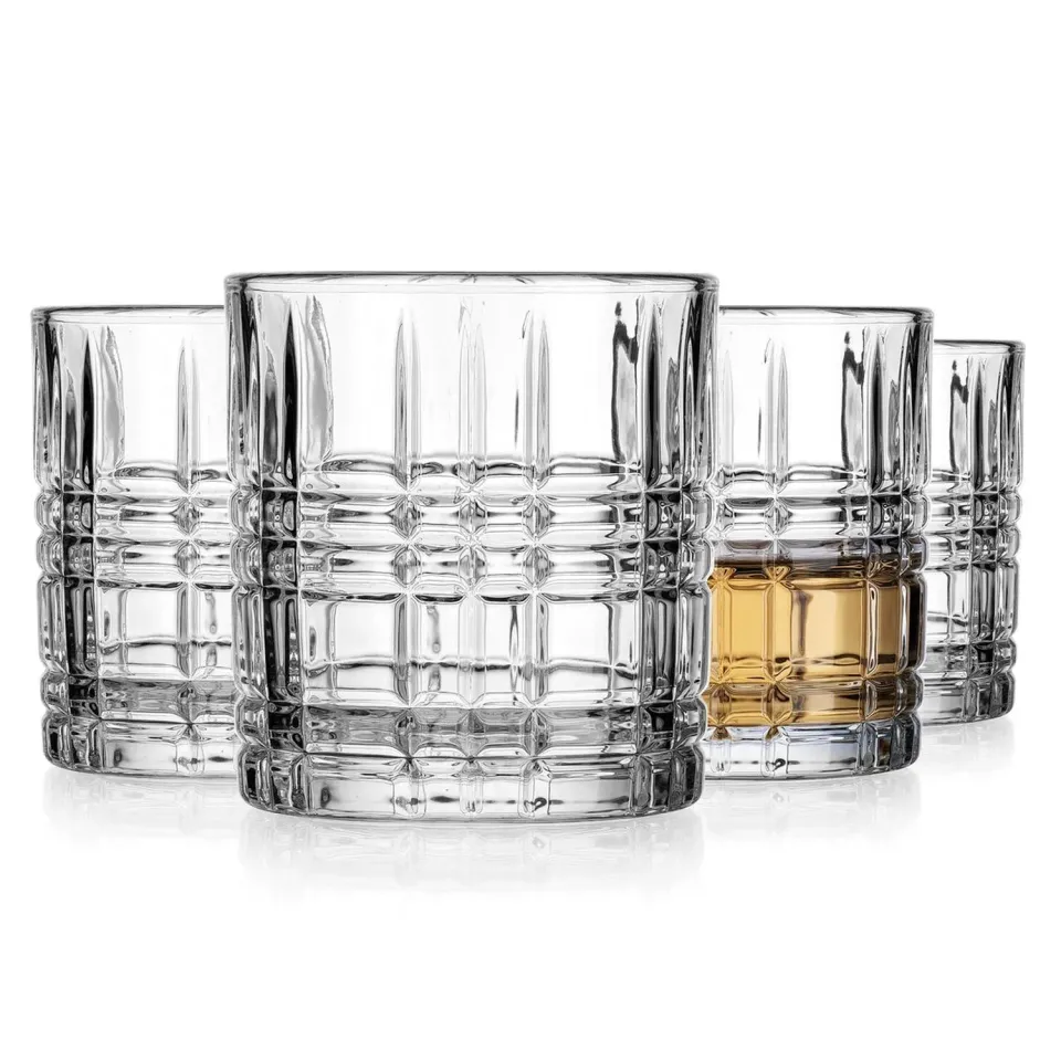 Godinger Boundary whiskeyglas 4 stk 11,5 oz klar