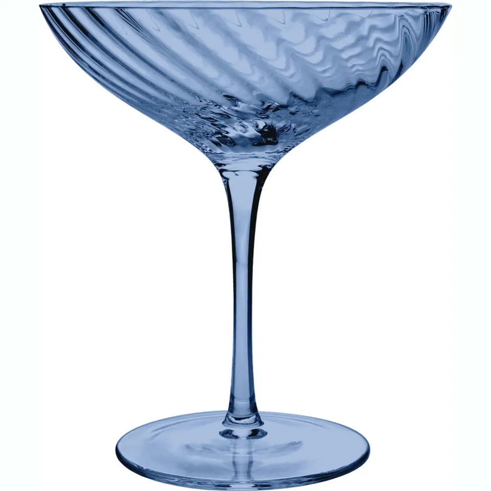 Godinger Infinity Blue coupeglas 30 cl blå