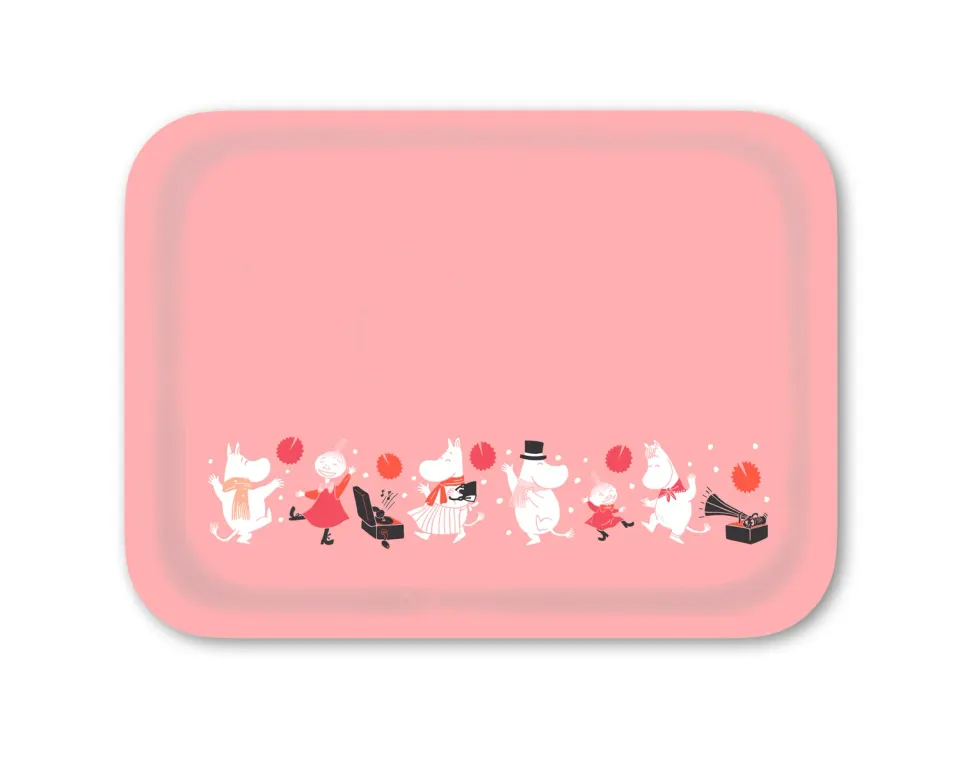 Opto Design Moomin Celebration bakke 27x20 cm lyserød