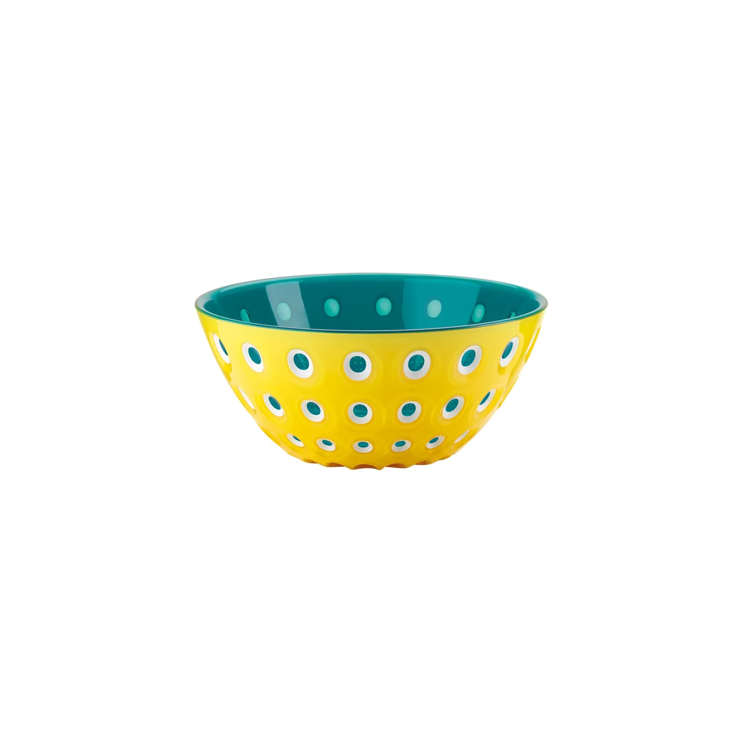 Guzzini Le Murrine skål Ø25 cm gul hvid akvamarin