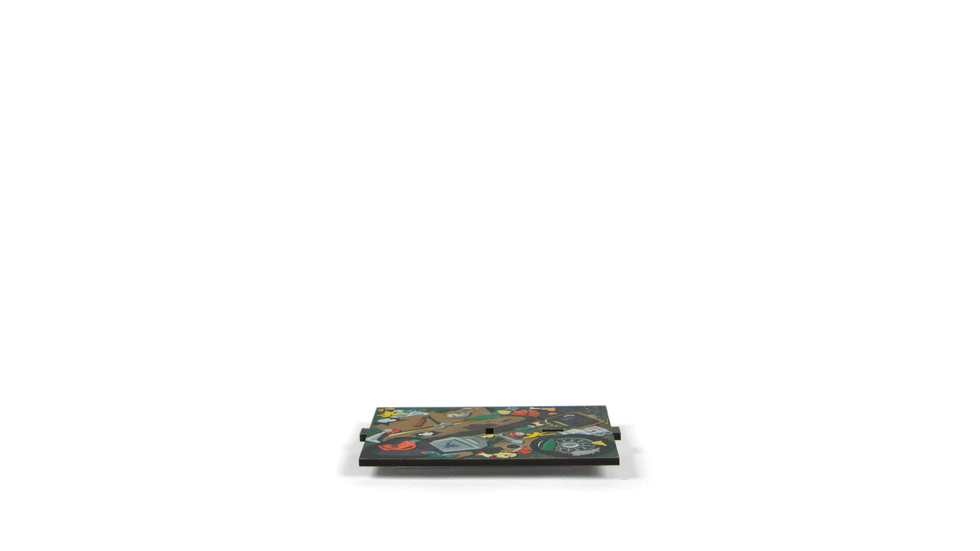 Fred Desk Dumpster penneholder med noteskort 100 stk