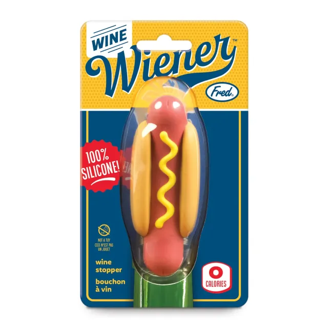 Fred Wine Wiener vinprop hotdog silikone