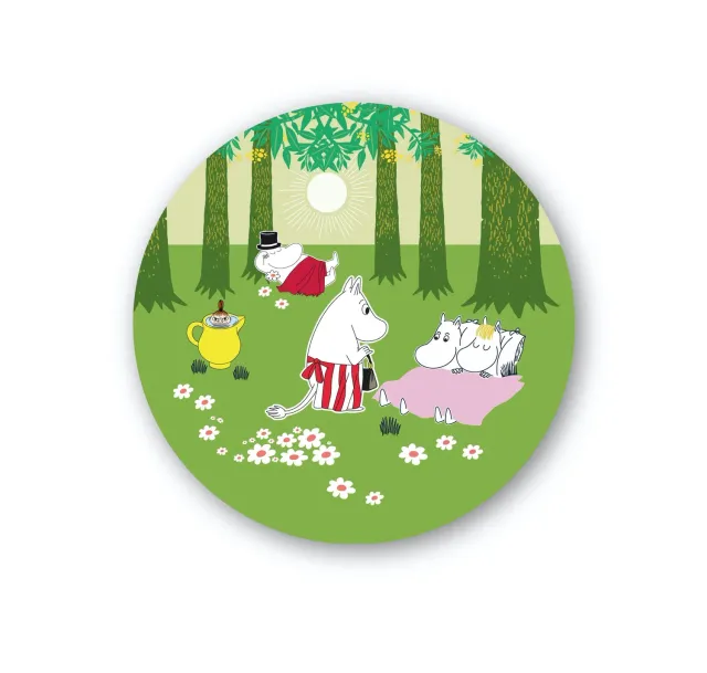 Opto Design Moomin Summer Green 2020 grydeunderlag Ø21