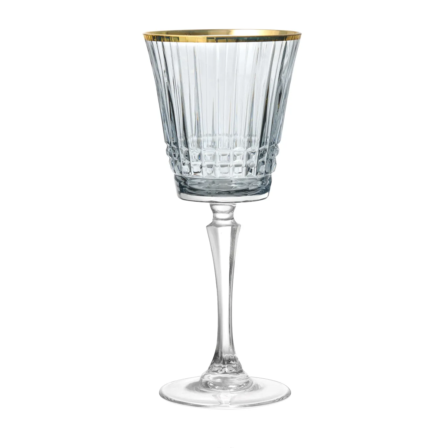 Godinger Cristine hvidvinsglas 4 stk smoke guldkant