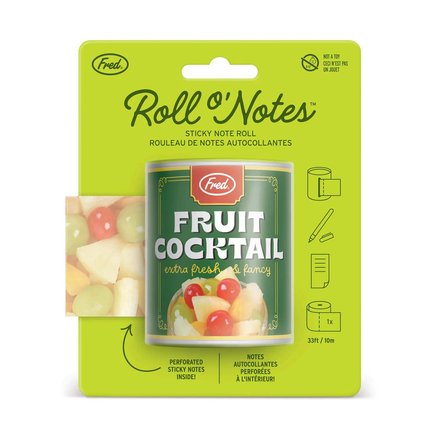 Fred Roll O Notes Fruit Cocktail seddelrulle 10m