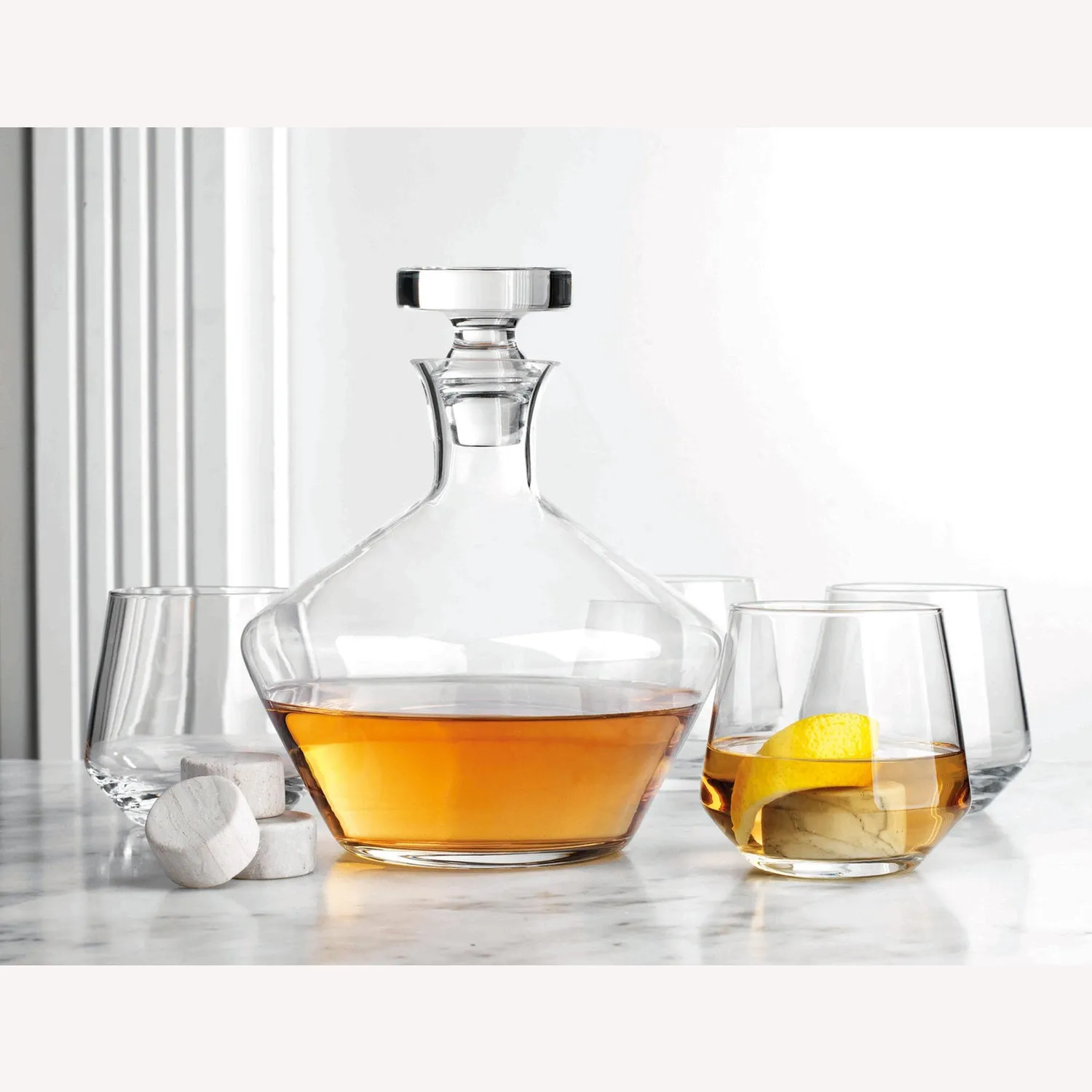 Godinger Marmont decantersæt whisky 9 dele