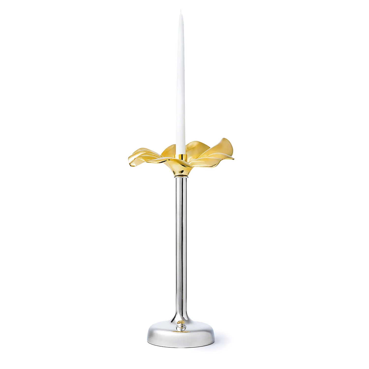Godinger Blossom lysestage 18,5" platin og guld høj