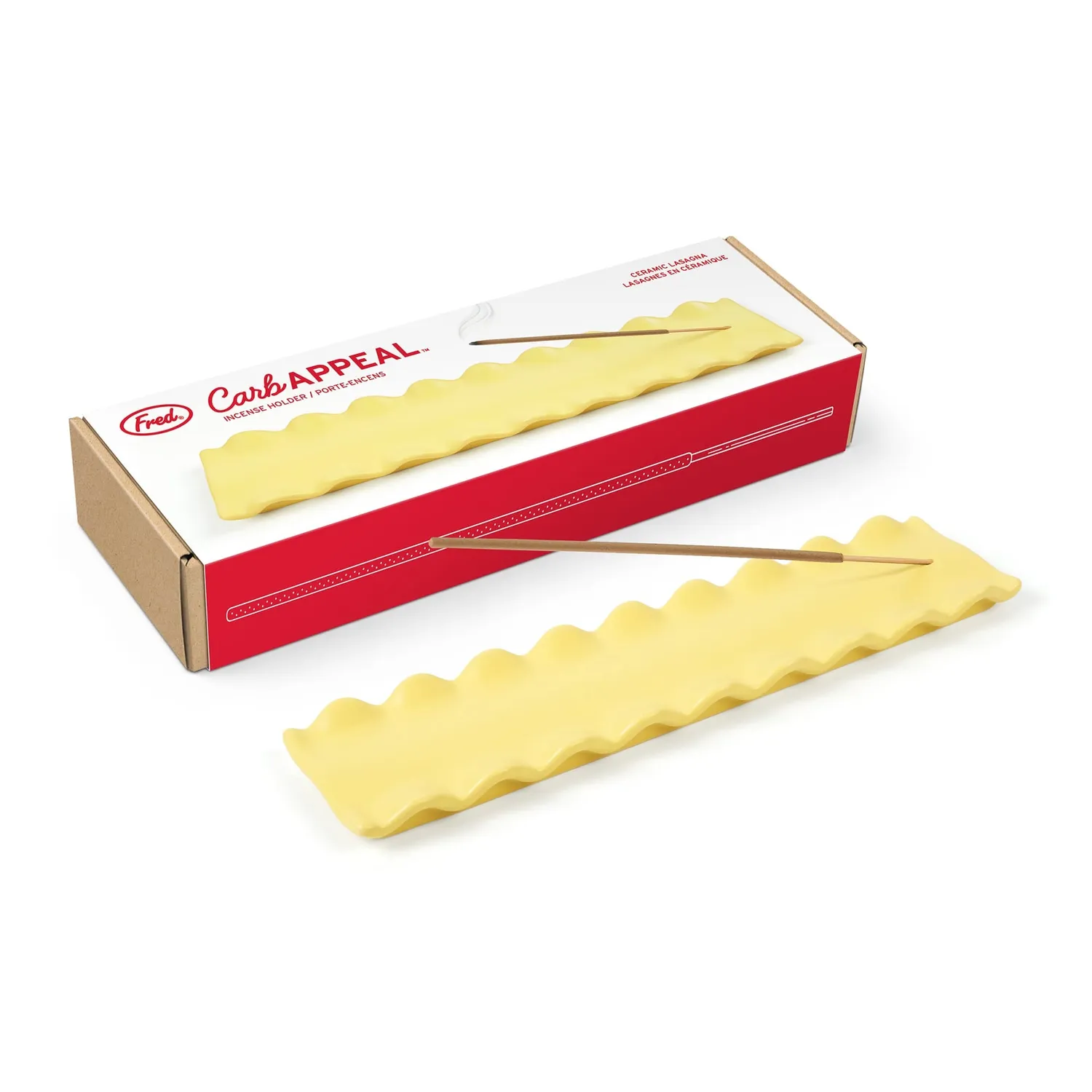 Fred Carb Appeal røgelsesholder keramik lasagne
