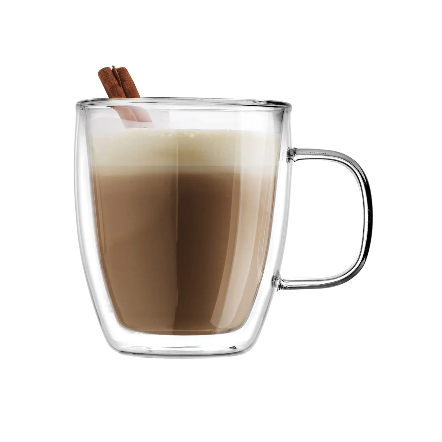 Godinger Double Wall krus 16,5 oz klart glas