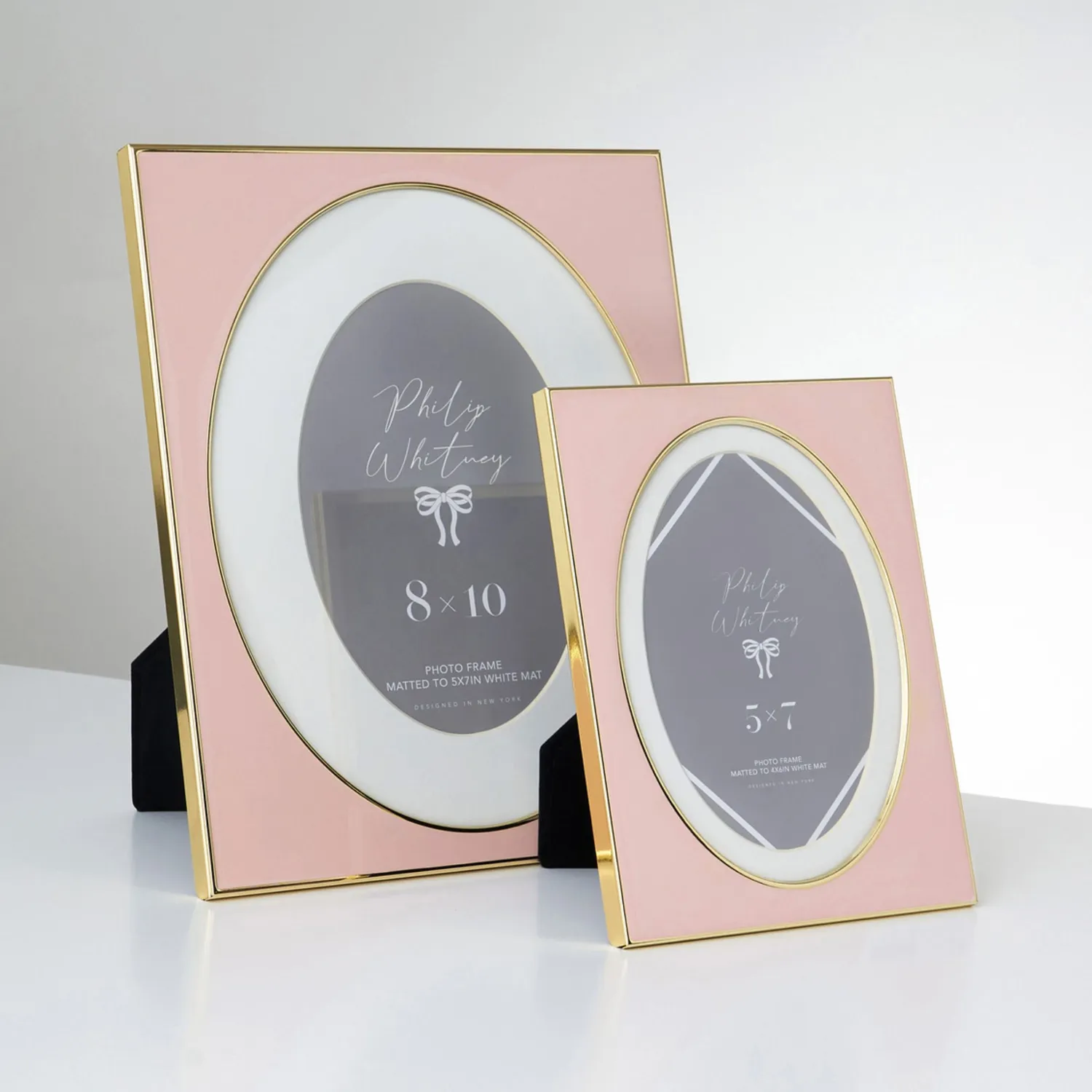 Godinger Adette 8x10 billedramme pink guld