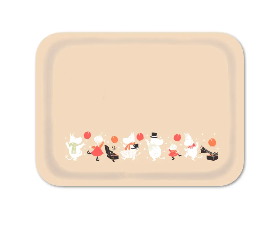Opto Design Moomin Celebration Beige bakke 27x20 cm