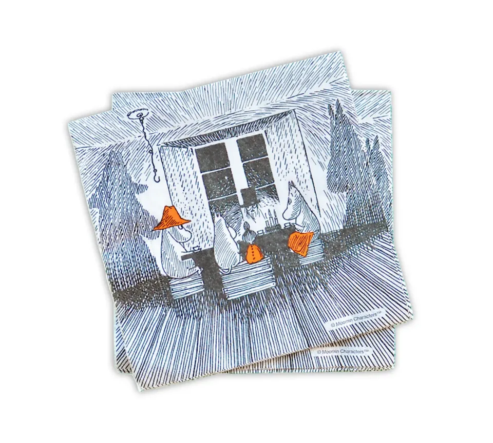 Opto Design Moomin Together servietter 33x33 20 stk