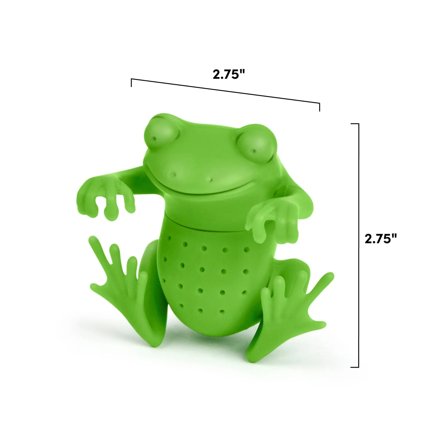 Fred Tea Frog teinfuser frø silikone