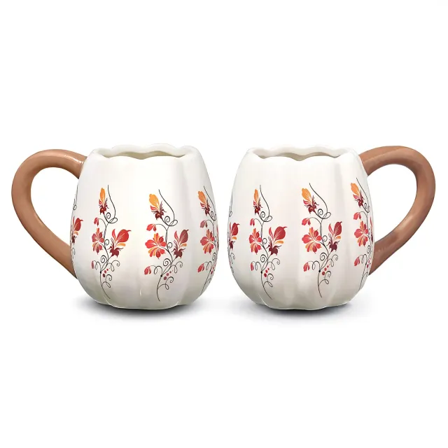 Godinger White Pumpkin kaffekrus 2 stk porcelæn