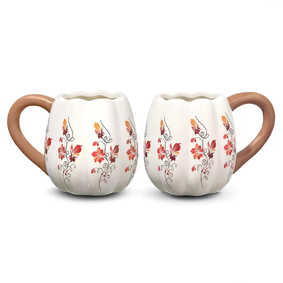 Godinger White Pumpkin kaffekrus 2 stk porcelæn