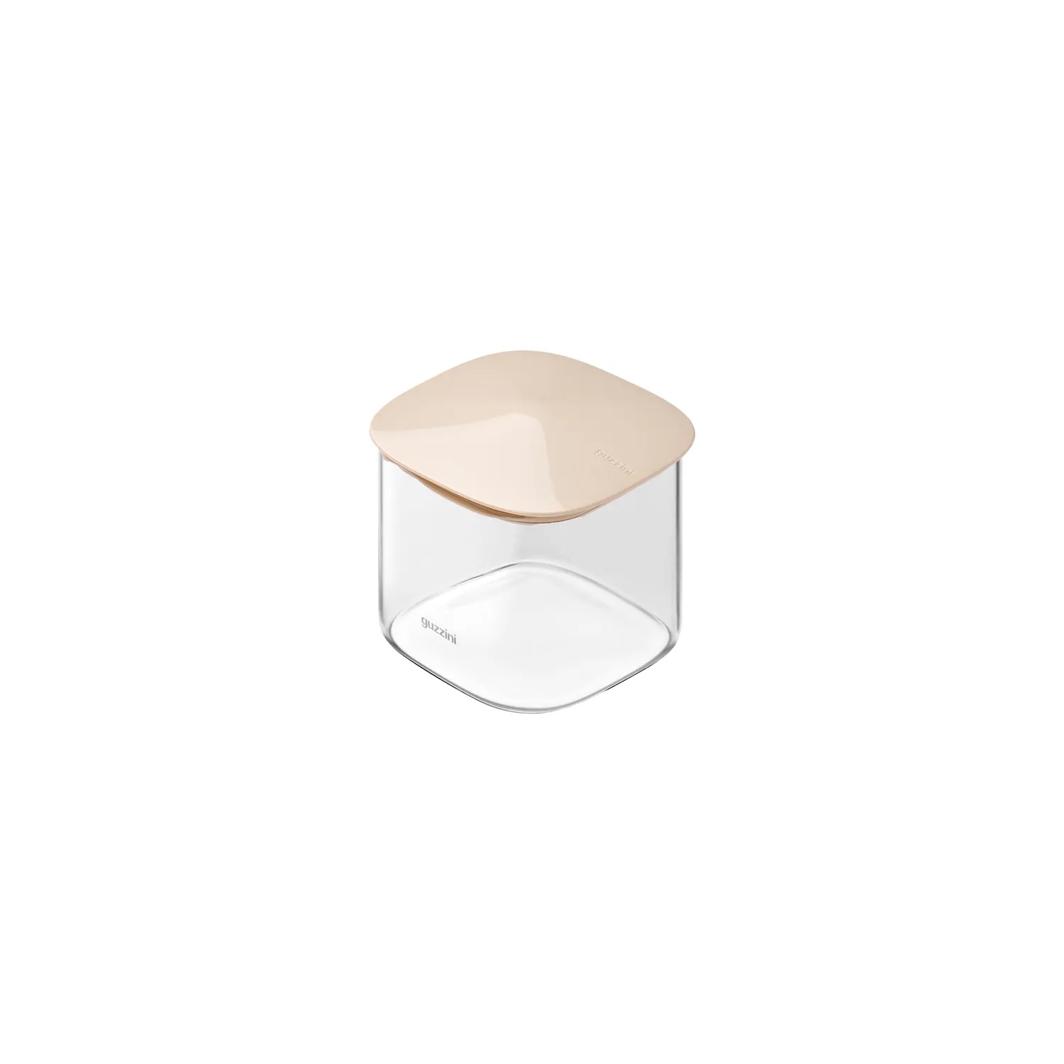 Guzzini Fresh&Style opbevaringsglas S 2 stk sort låg