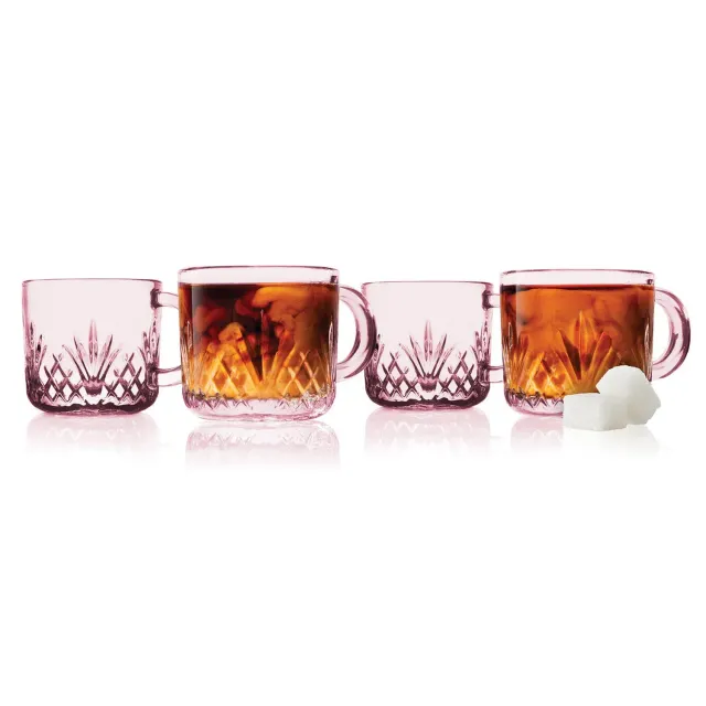 Godinger Dublin espressokopper blush 4 stk