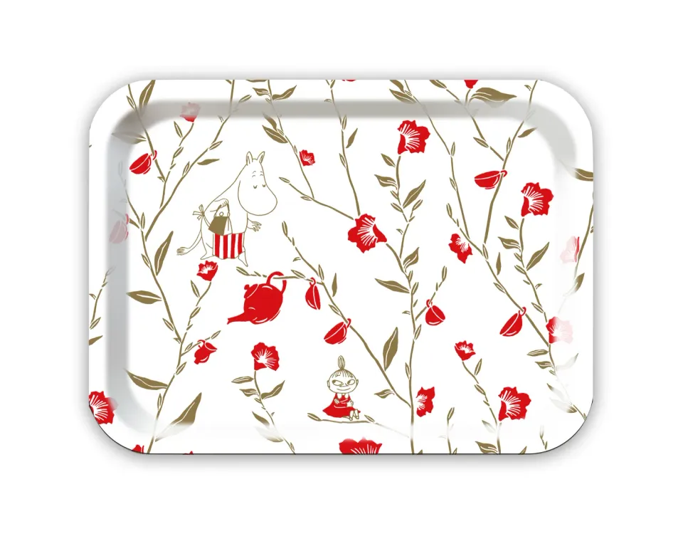Opto Design Mumi Flower Teaparty bakke 27x20 cm blomster