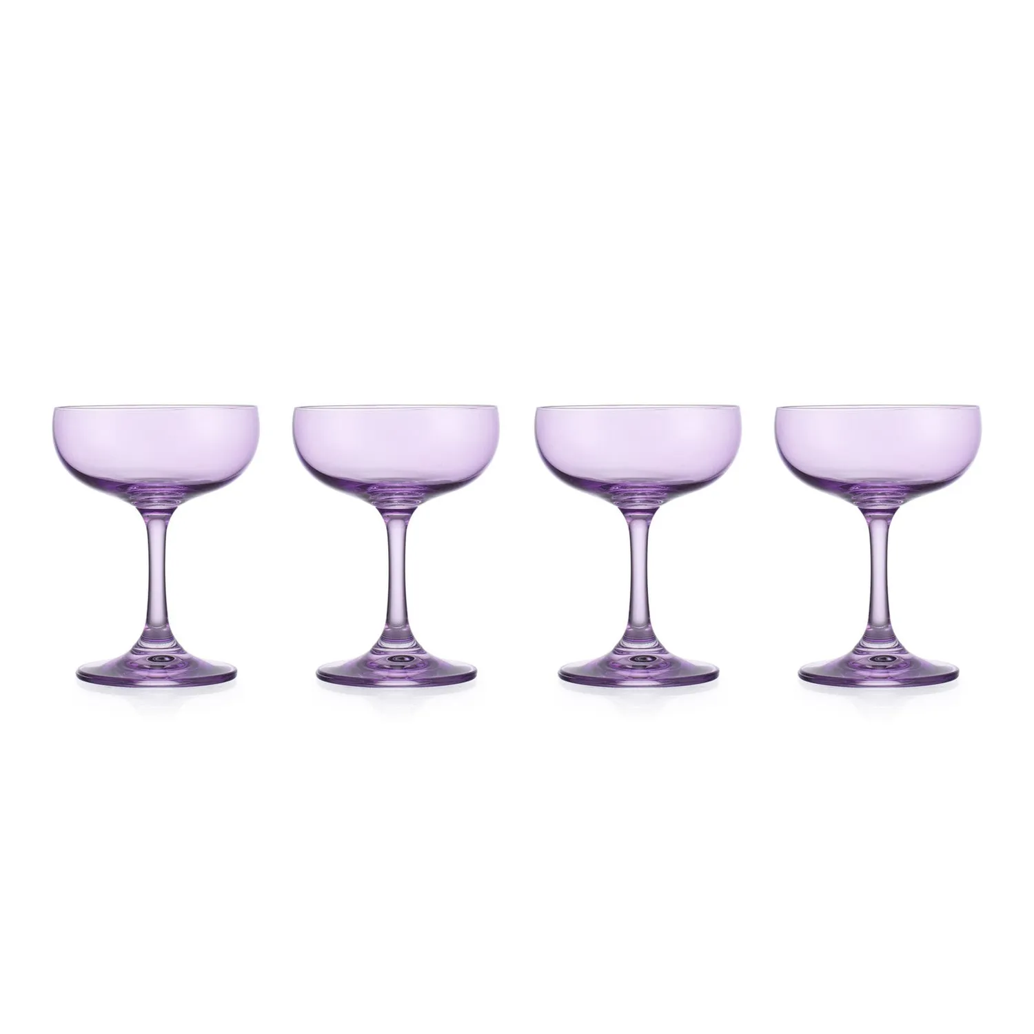 Godinger Veneto champagnecoupe lilla sæt med 4 krystal