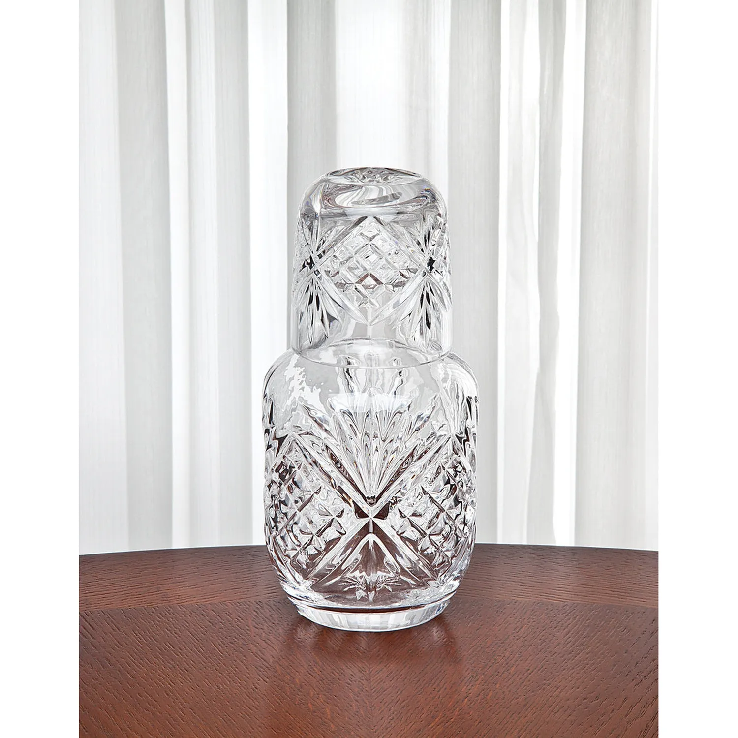 Godinger Dublin natkaraffel med glas krystal
