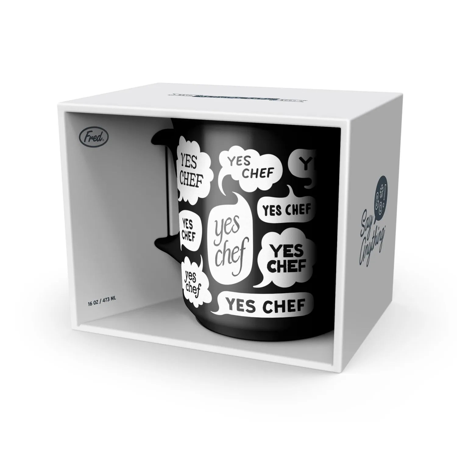 Fred Say Anything Yes Chef krus 473 ml til kokke