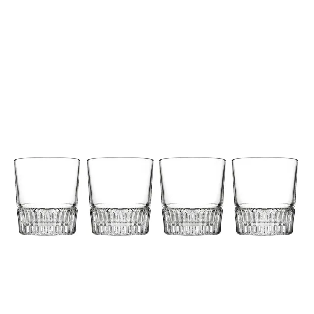 Godinger Latitude whiskyglas 4 stk 3 dl krystal