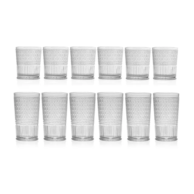 Godinger Claro highball og old fashioned glas 12 stk
