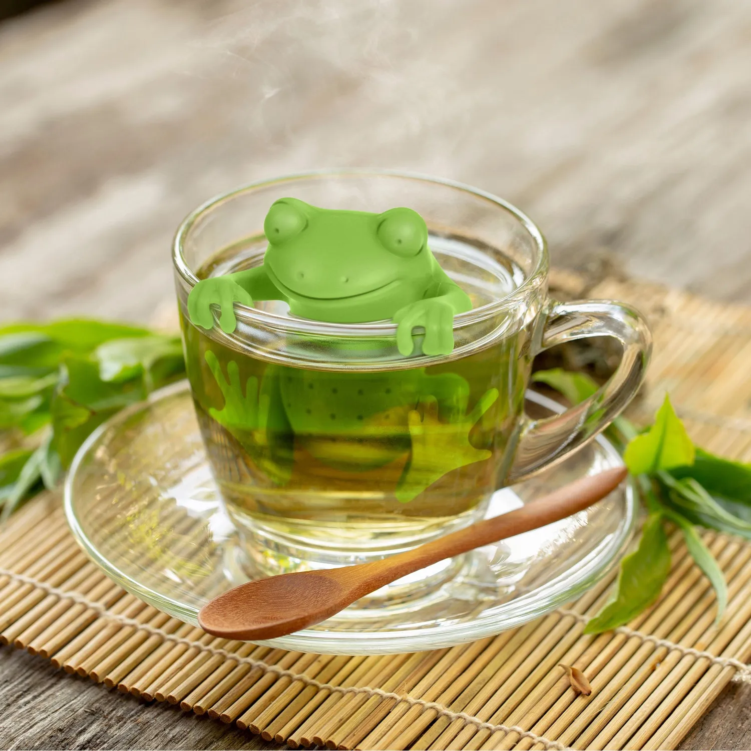 Fred Tea Frog teinfuser frø silikone