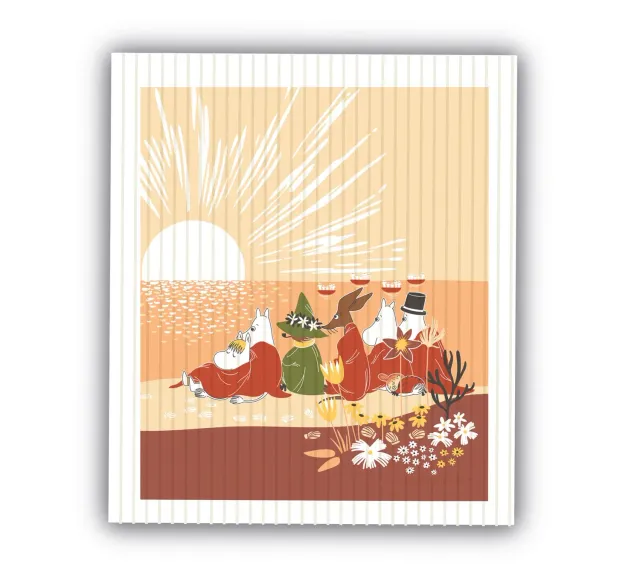 Opto Design Moomin Sunset Reddish karklud 17x14,5 cm