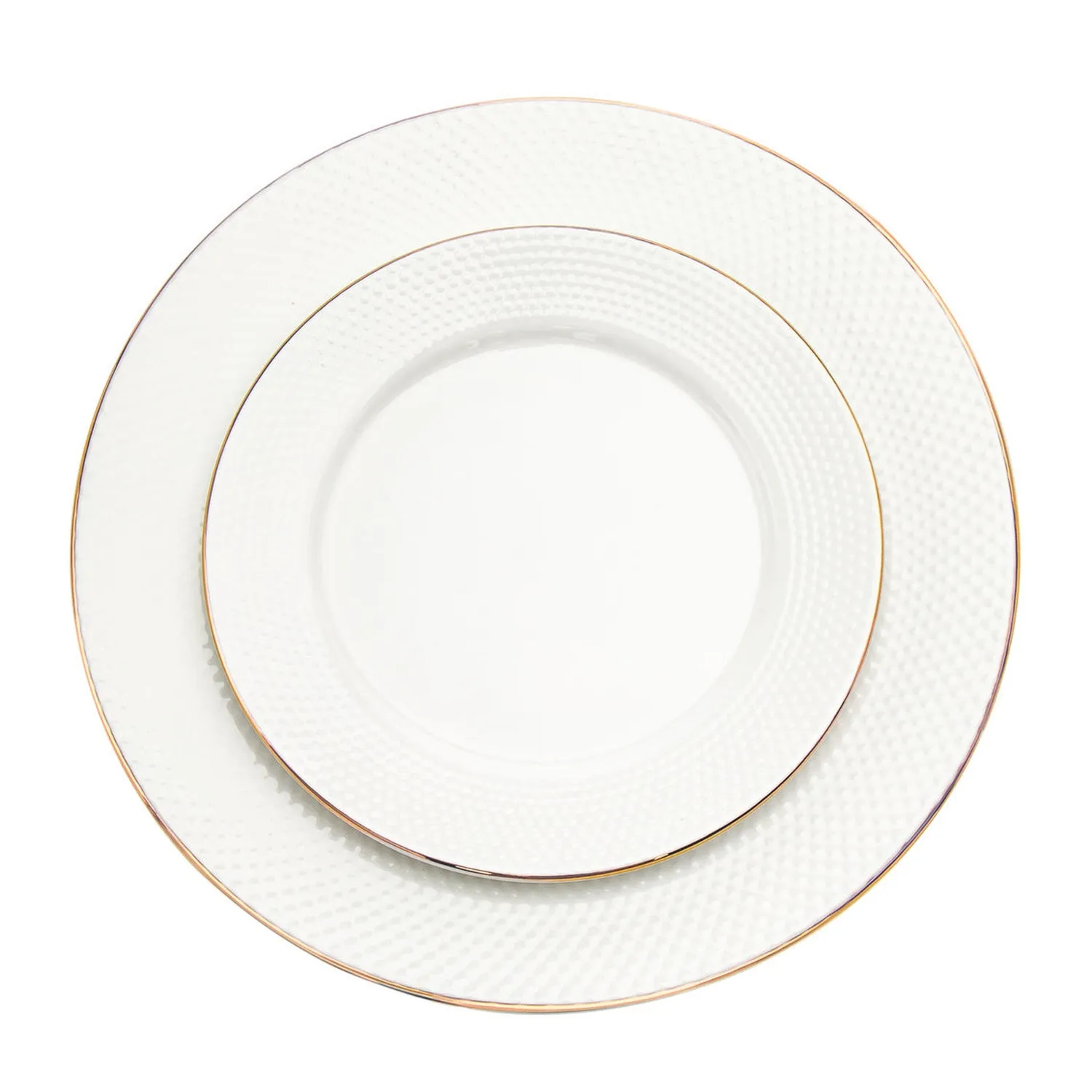 Godinger Pique spisestel porcelæn 18 dele guld