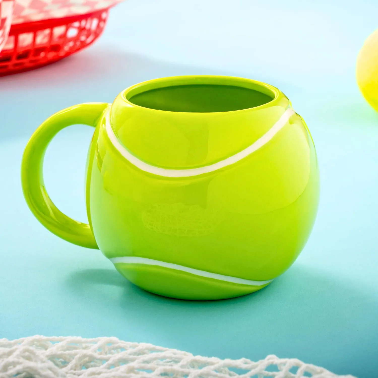 Godinger League Tennis Ball krus sæt 4 stk porcelæn