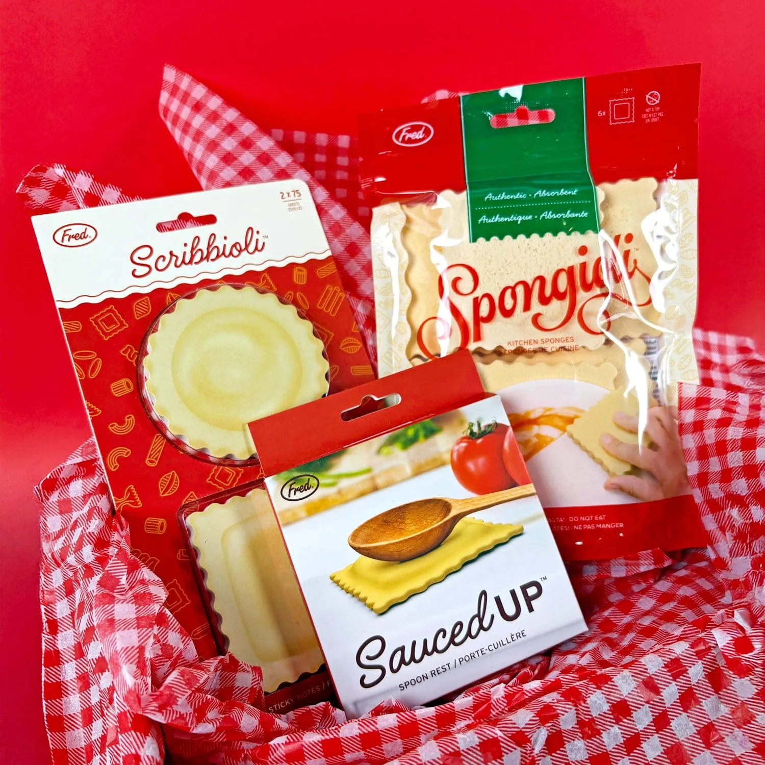 Fred & Friends Ravioli Bundle gavesæt 3 dele pasta