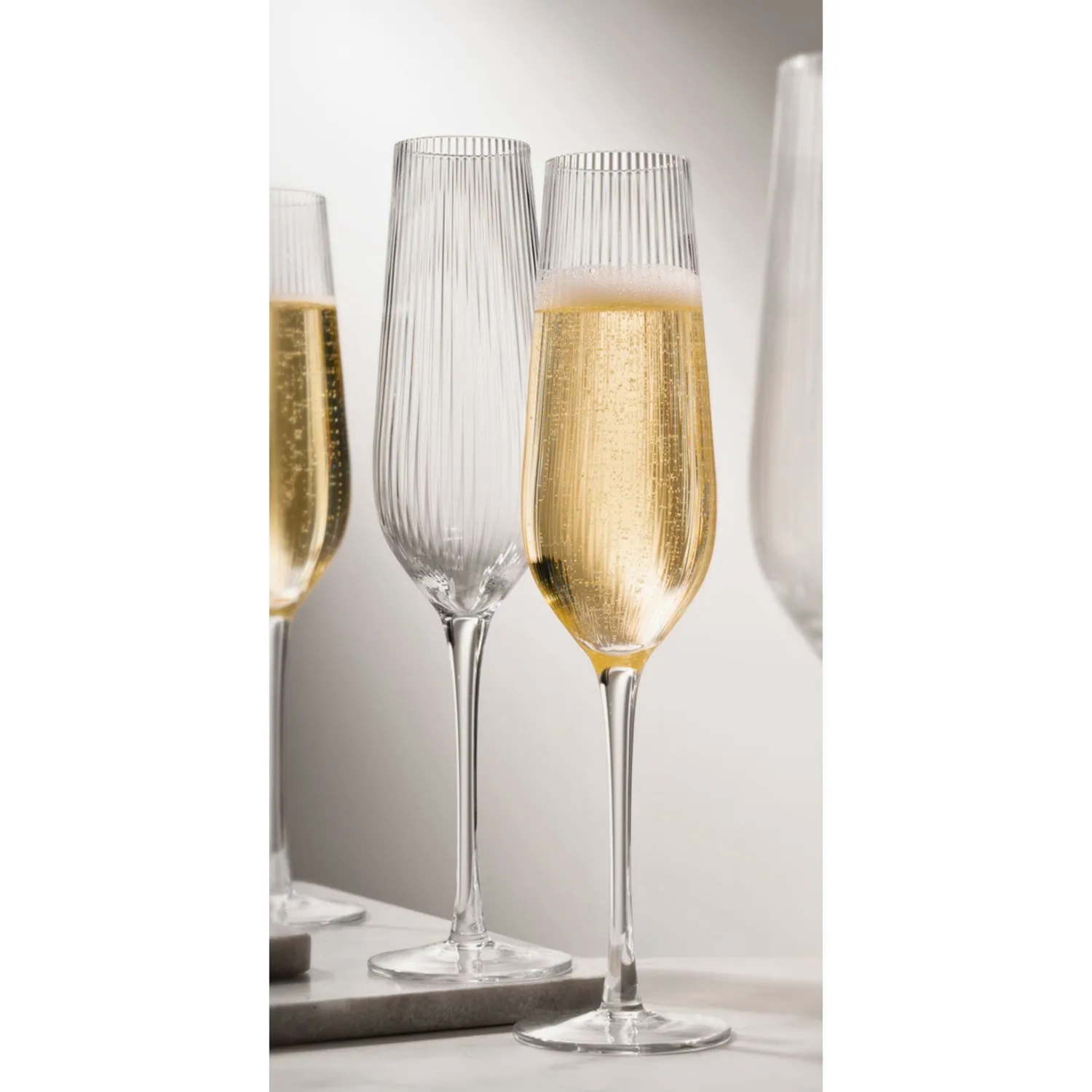 Godinger Divo Optic champagneglas 4 stk klart